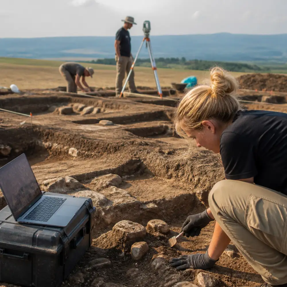všestary archeologie