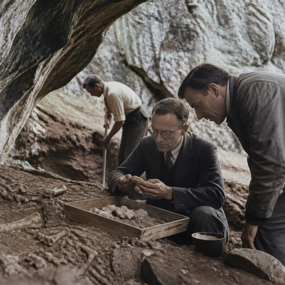 býčí skála archeologie