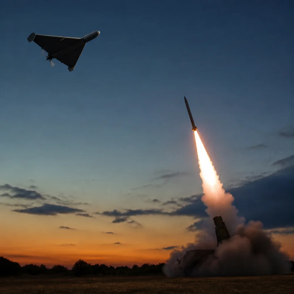 rusky dron polska raketa