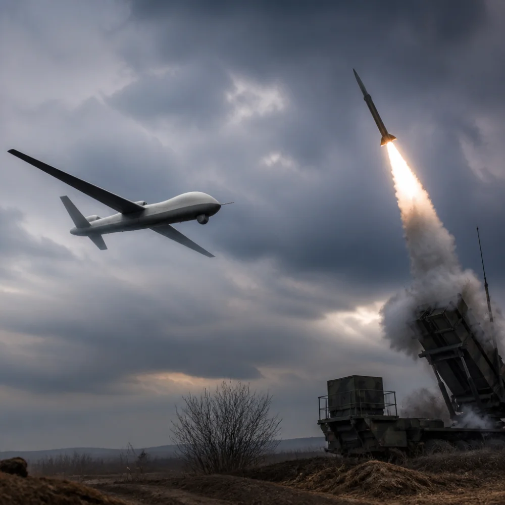 rusky dron polska raketa